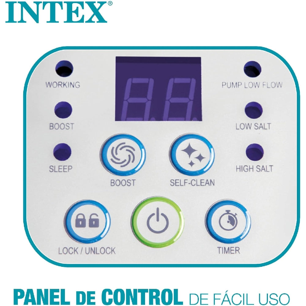 INTEX Krystal Clear Saltwater System 100-240V – Natural Chlorine Generator for Eco-Friendly Pool Maintenance - Image 6