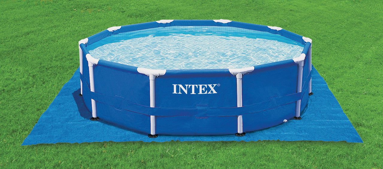 INTEX Universal Pool Ground Cloth – 15.5ft Square Heavy-Duty Protective Sheet for Above Ground Pool Floors - Image 2