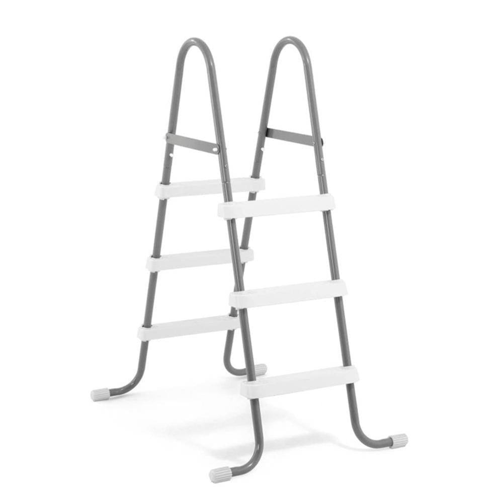 INTEX 42in 3-Step Heavy Duty Pool Ladder – Slip-Resistant Steel Frame Ladder for Above Ground Pools - Image 4