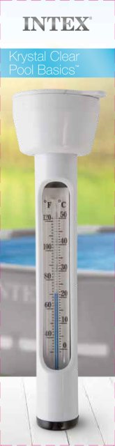 INTEX Floating Pool Thermometer – Impact-Resistant Shatterproof Scale for Accurate Water Temperature Checks - Image 3