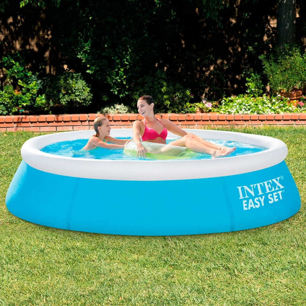 INTEX 6ft Easy Set Inflatable Swimming Pool – Simple Fast-Set Starter Pool for Smaller Backyards - Image 3