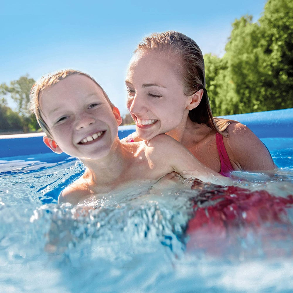 INTEX 8ft Round Easy Set Above Ground Pool – 10-Minute Setup Backyard Swimming Pool for Kids & Families - Image 3