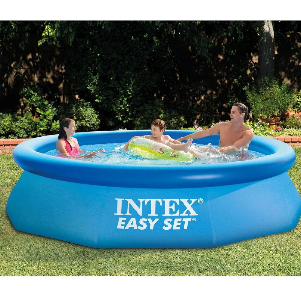 INTEX 10ft x 30in Easy Set Pool – Circular Inflatable Top-Ring Above Ground Swimming Pool for Backyard Play - Image 3