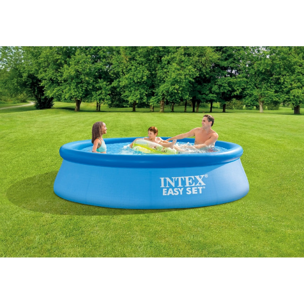 INTEX 10ft x 30in Easy Set Inflatable Pool Set – Fast-Inflation Summer Backyard Pool with Filter Pump - Image 7