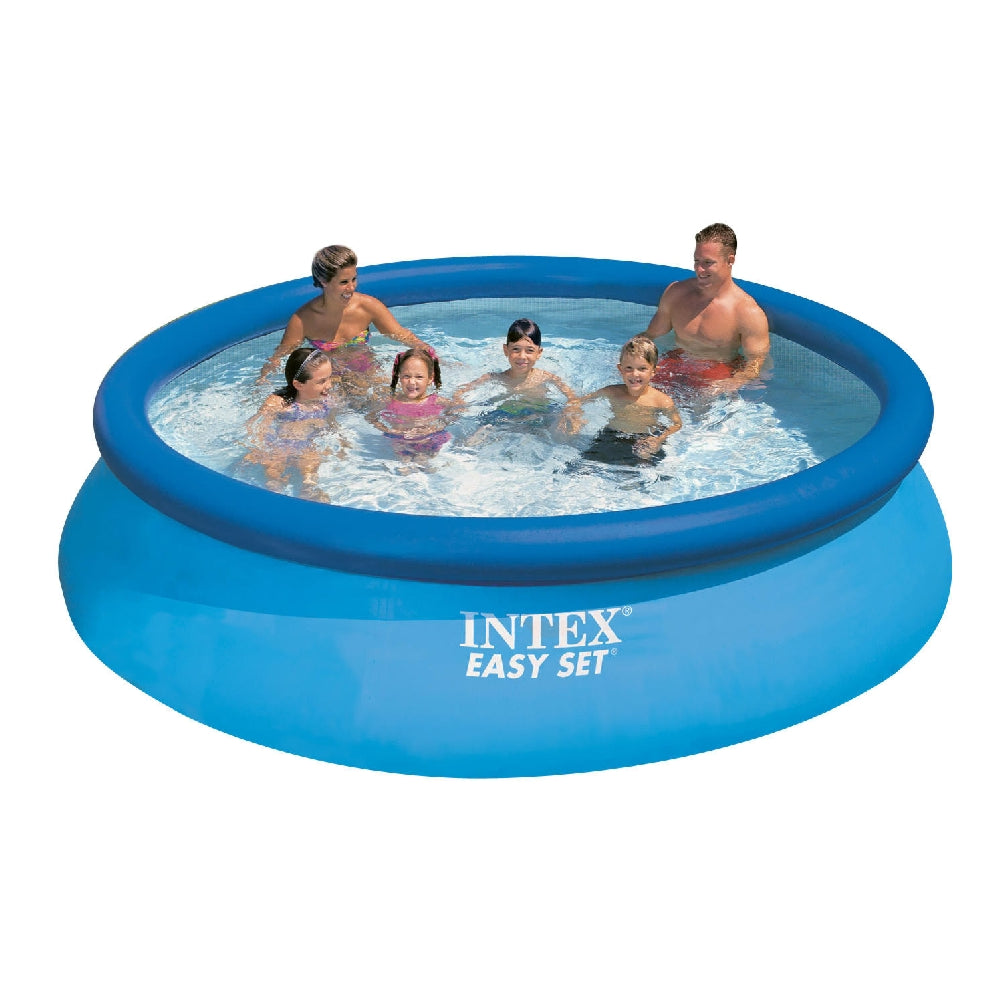 INTEX 12ft x 30in Easy Set Inflatable Swimming Pool – Quick-Set Above Ground Pool for Backyard Summer Cooling - Image 2
