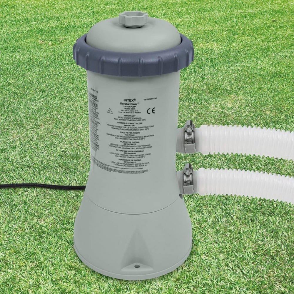 INTEX 530 GPH Krystal Clear Cartridge Filter Pump – Replacement Maintenance Pump for Above Ground Pools - Image 2