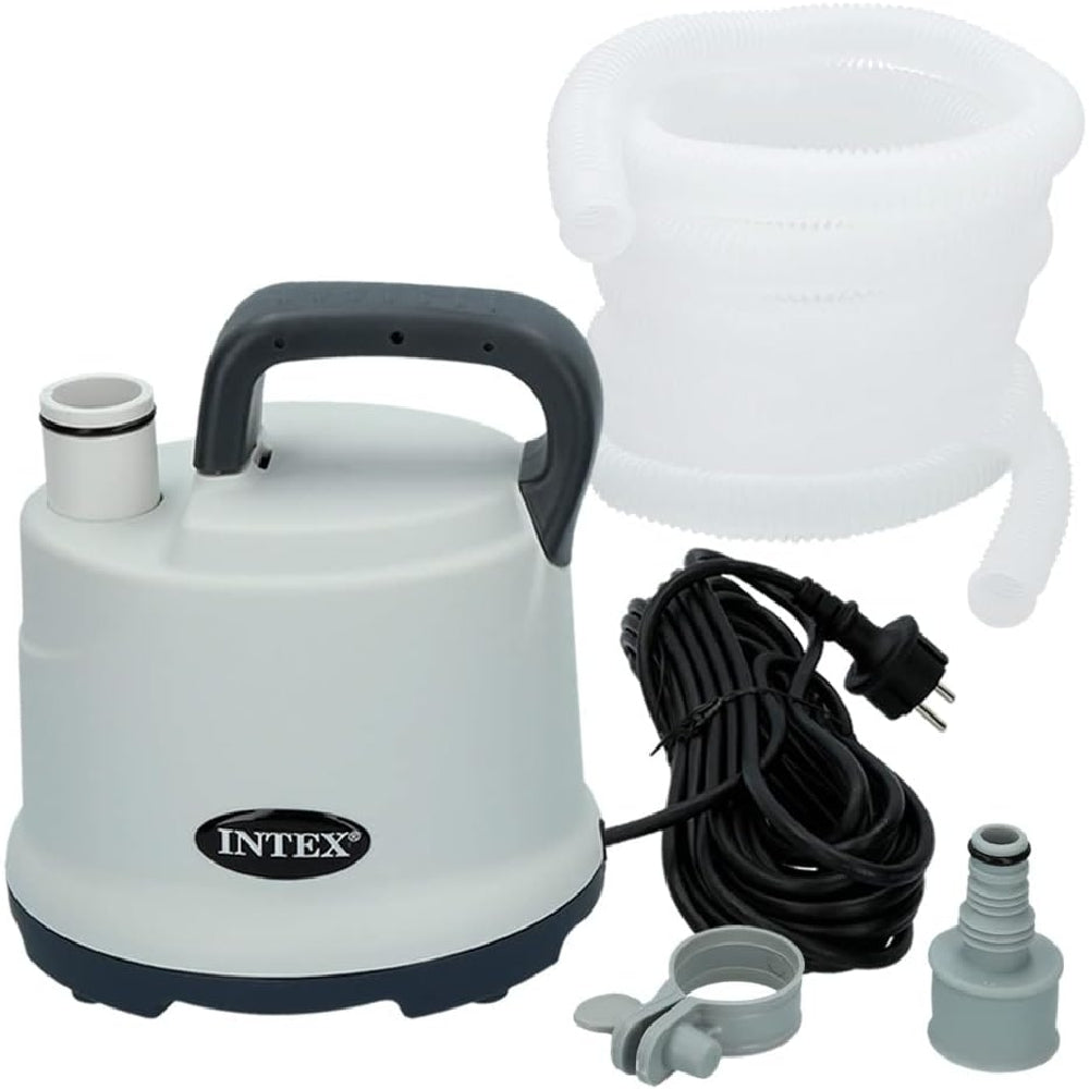 INTEX Electric Above Ground Pool Drain Pump – High-Speed Water Removal Tool for Pool Maintenance & Winterizing