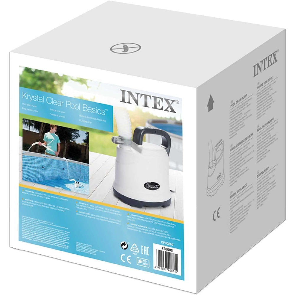 INTEX Electric Above Ground Pool Drain Pump – High-Speed Water Removal Tool for Pool Maintenance & Winterizing - Image 4