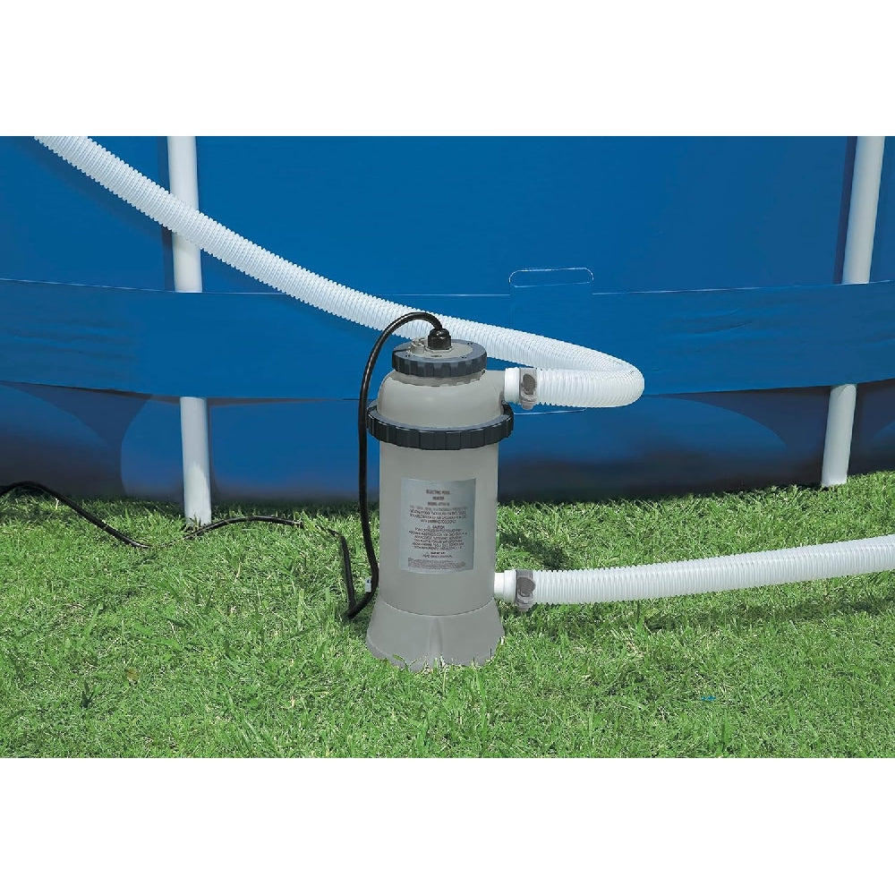 INTEX 3kW Electric Pool Heater – Efficient Temperature Booster for Easy Set & Metal Frame Pools - Image 2