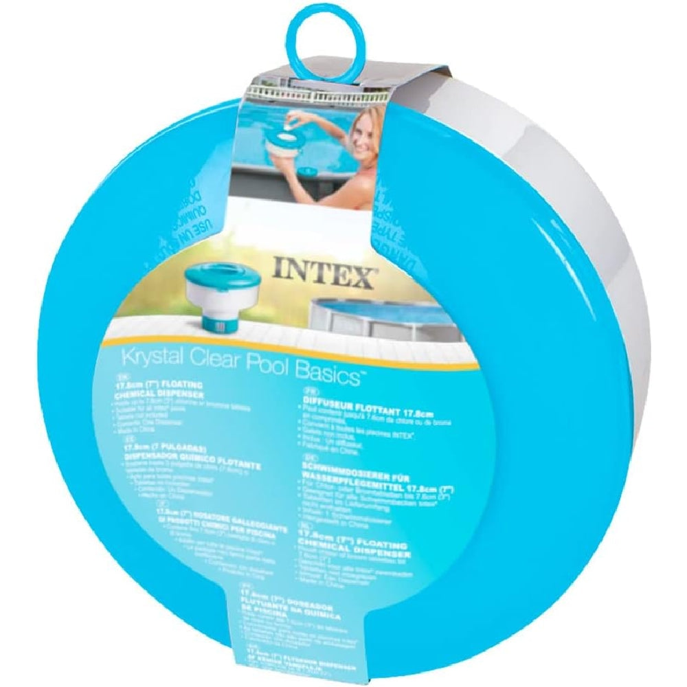 INTEX 7-inch Large Floating Chemical Dispenser – Adjustable Chlorine/Bromine Feeder for Above Ground Pools - Image 5