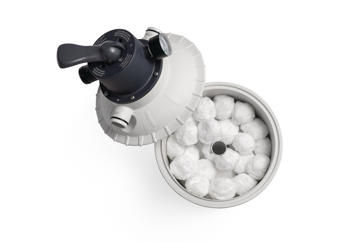 INTEX Krystal Clear Filtration Media Fiber Balls – Lightweight High-Efficiency Eco-Alternative to Pool Sand - Image 3