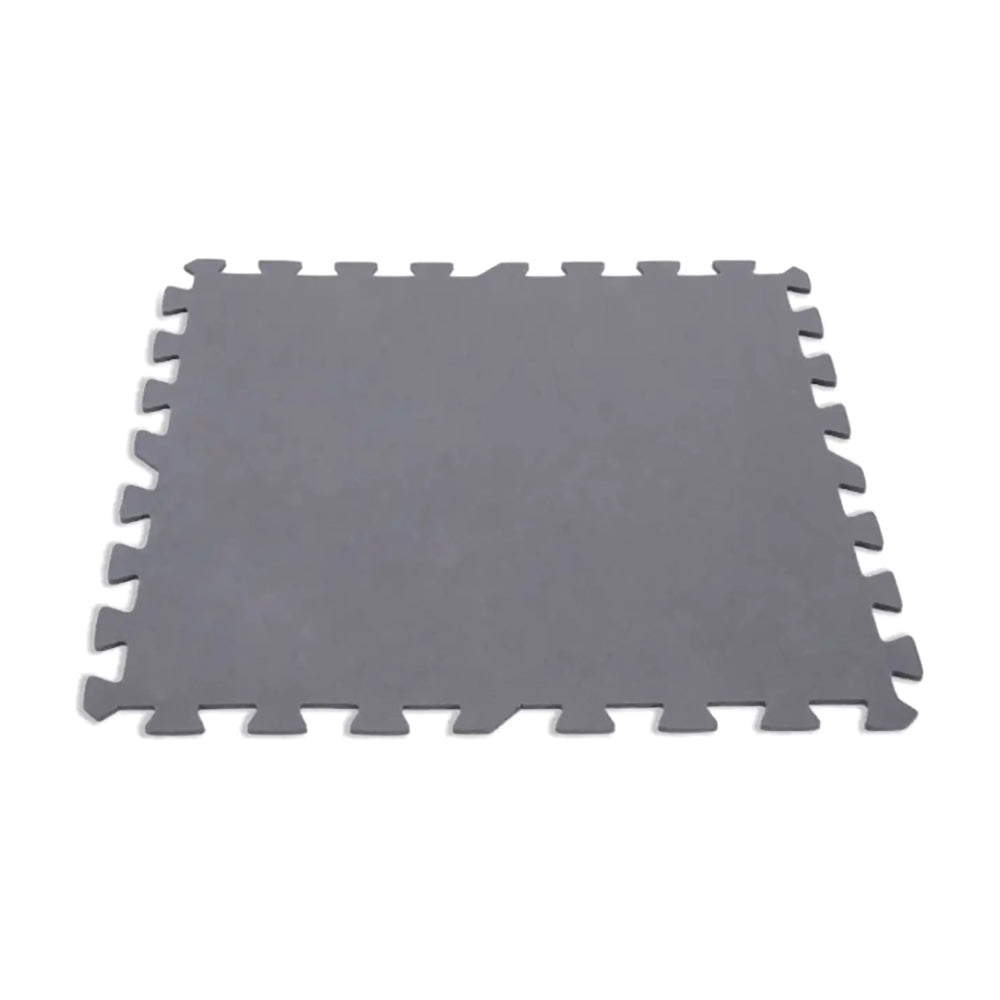 INTEX Gray Interlocking Padded Floor Protectors – 8-Pack EVA Foam Mats for Above Ground Pool & Spa Bases