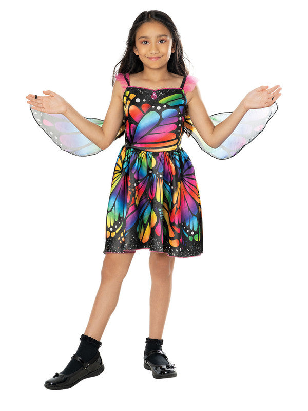  Butterfly Dress Child's Costume - Size Extra Small (3-4 Years)
