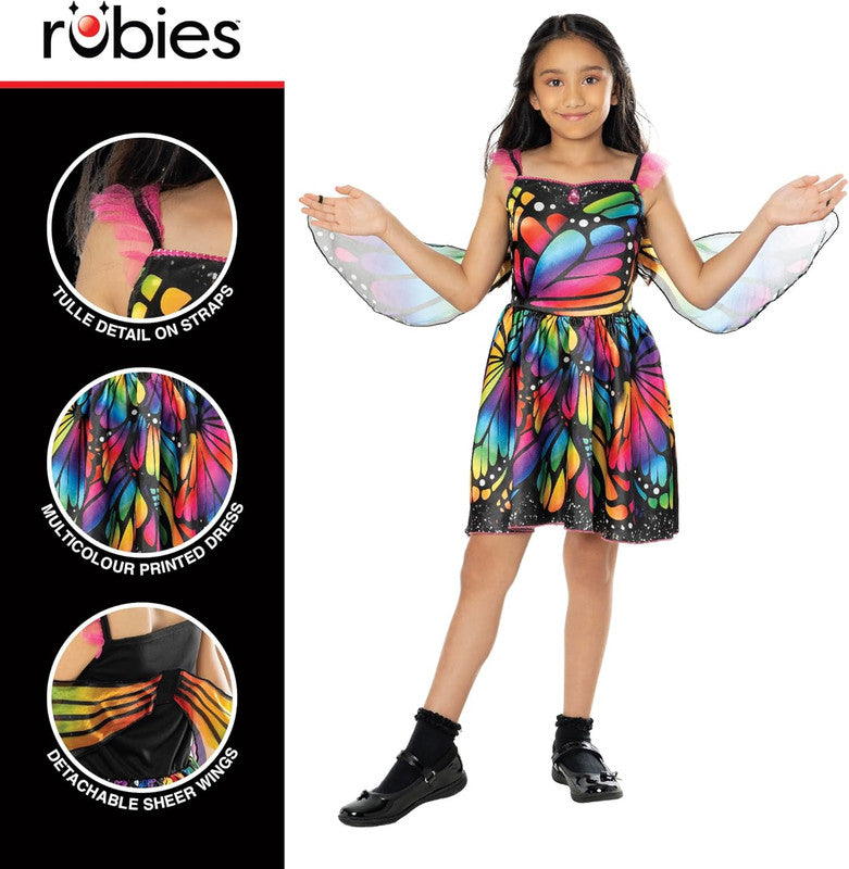  Butterfly Dress Child's Costume - Size Extra Small (3-4 Years)