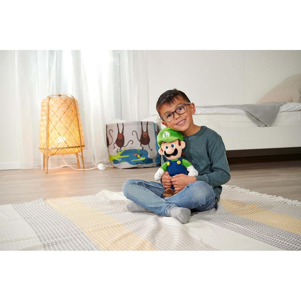 SUPER MARIO _ SIMBA DICKIE HK LTD Super Mario Luigi Plush Toy Unisex, 3-4 Years - Image 2