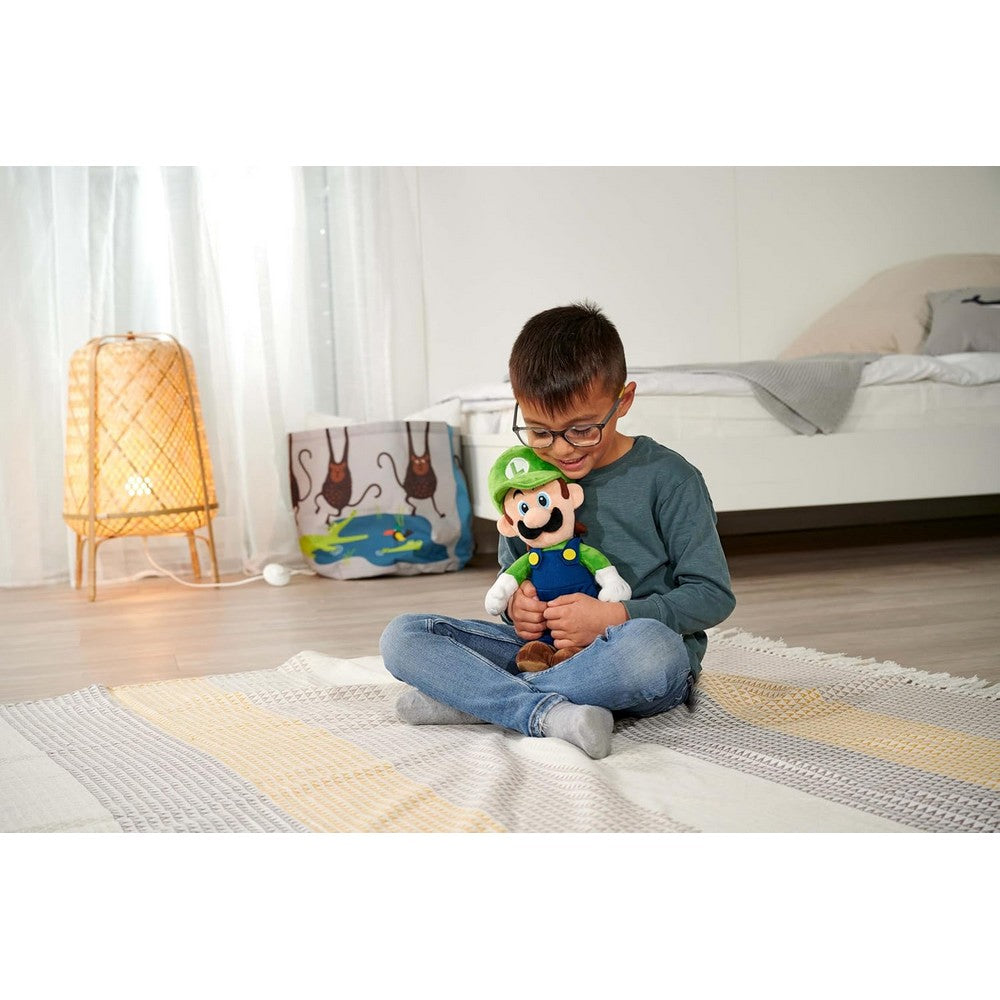 SUPER MARIO _ SIMBA DICKIE HK LTD Super Mario Luigi Plush Toy Unisex, 3-4 Years - Image 3