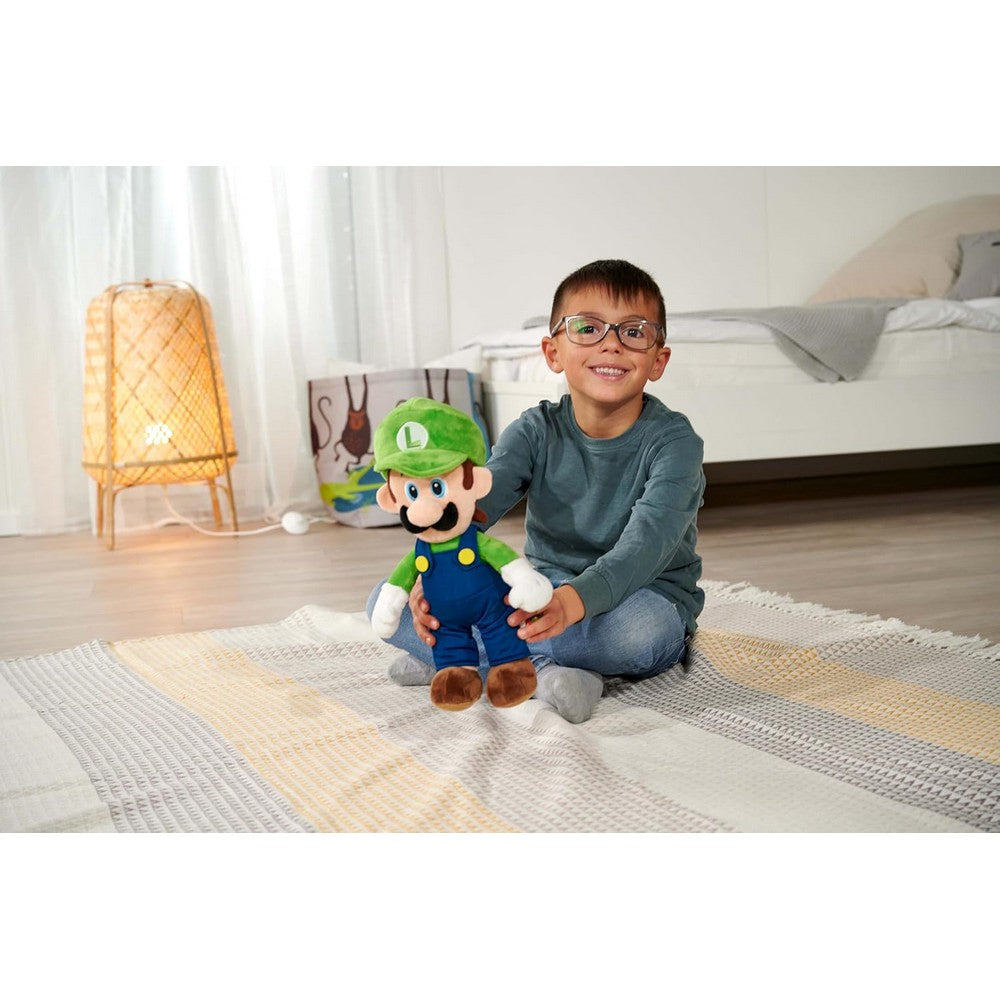 SUPER MARIO _ SIMBA DICKIE HK LTD Super Mario Luigi Plush Toy Unisex, 3-4 Years - Image 4
