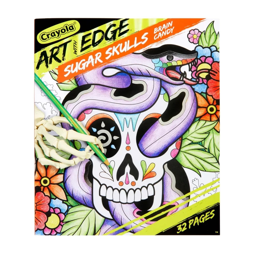 CRAYOLA LLC Crayola Art with Edge Sugar Skulls Colouring Book Unisex