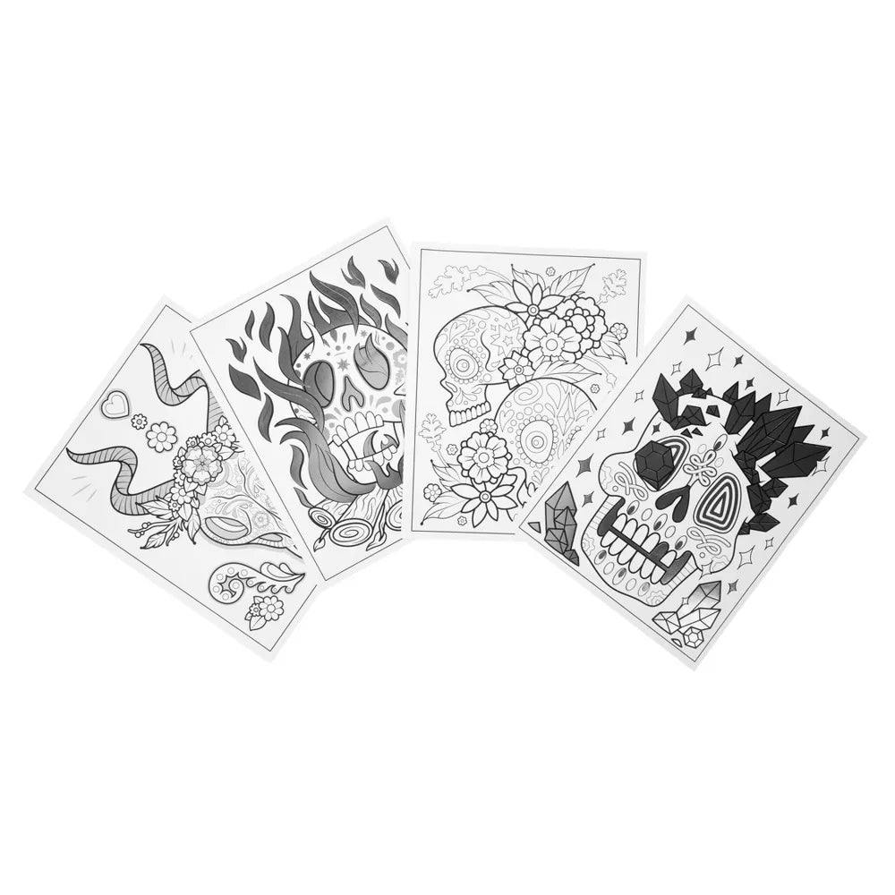 CRAYOLA LLC Crayola Art with Edge Sugar Skulls Colouring Book Unisex - Image 3
