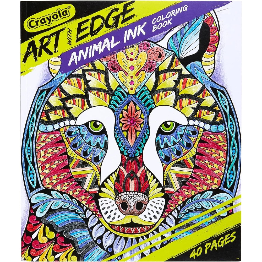 CRAYOLA LLC Crayola Art with Edge Jungle Animal Colouring Book Unisex, 4+ Years