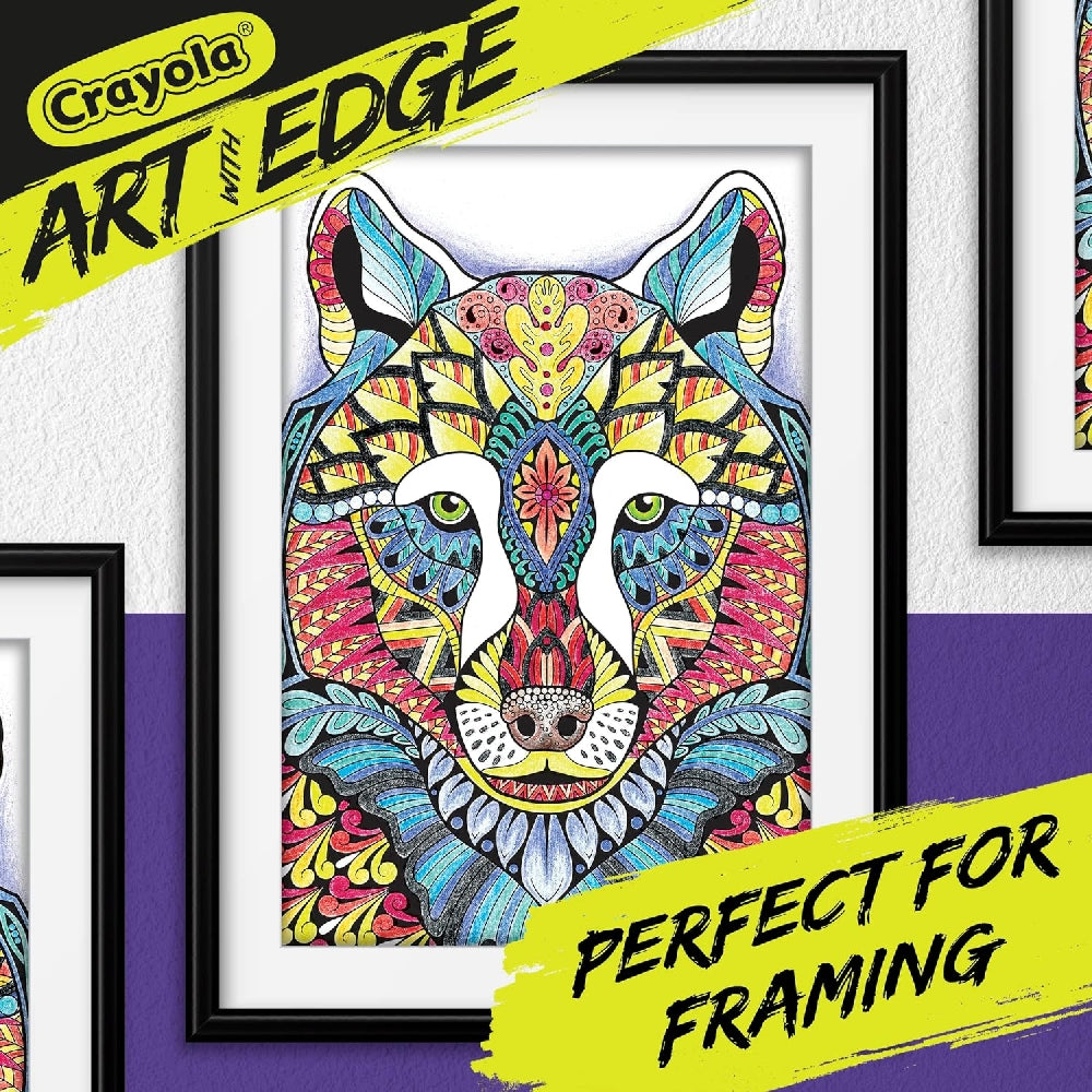 CRAYOLA LLC Crayola Art with Edge Jungle Animal Colouring Book Unisex, 4+ Years - Image 4