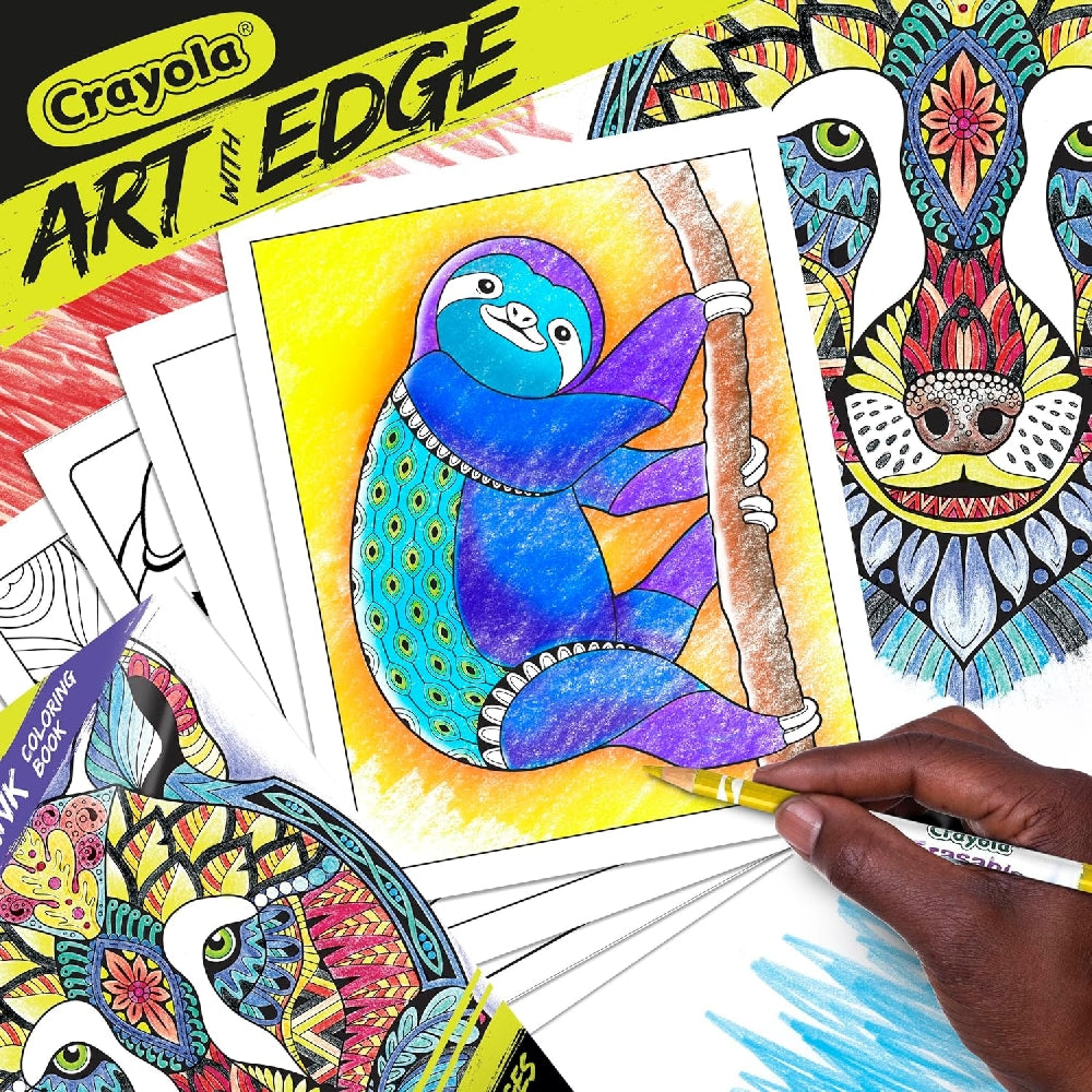 CRAYOLA LLC Crayola Art with Edge Jungle Animal Colouring Book Unisex, 4+ Years - Image 5