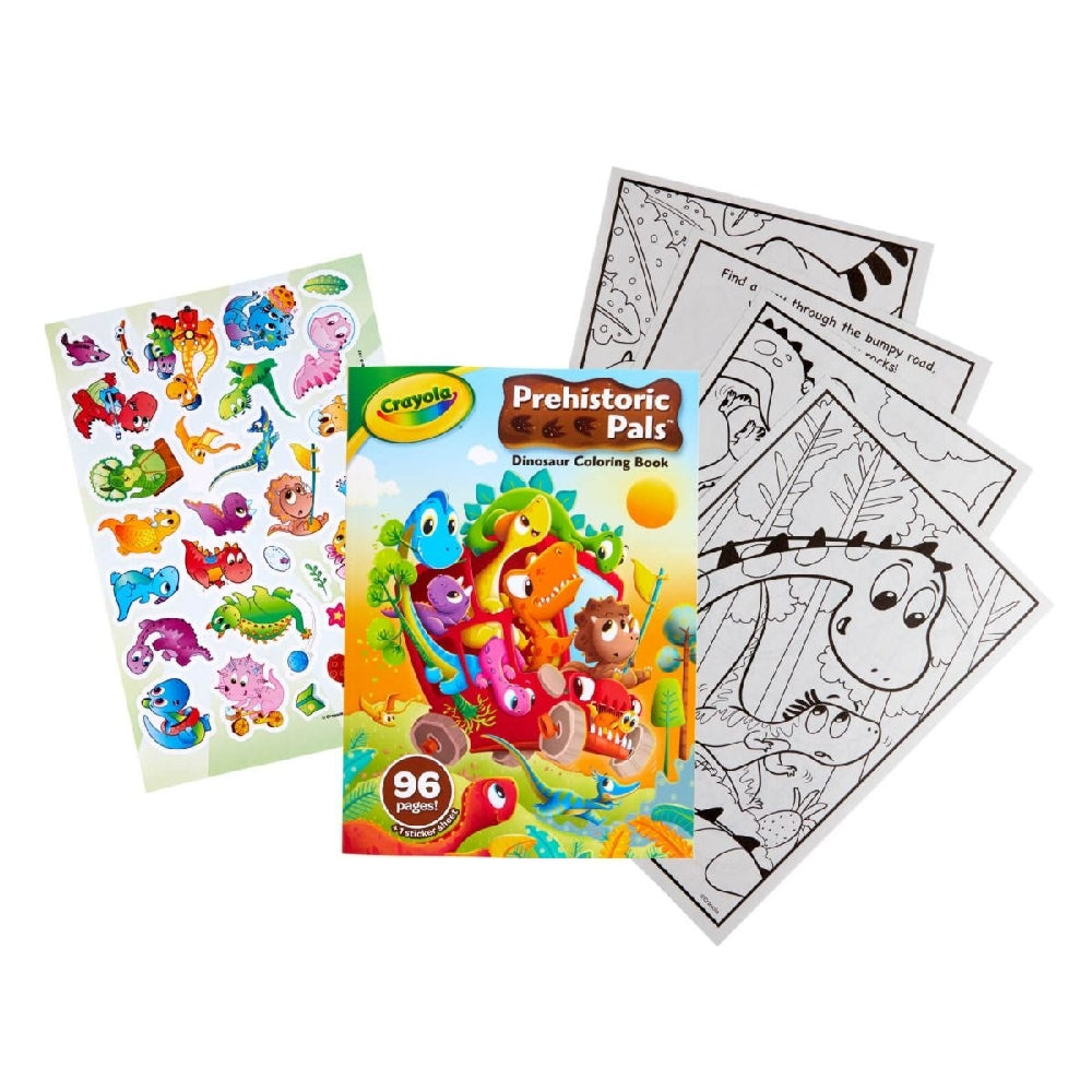 CRAYOLA LLC Crayola Prehistoric Pals Dinosaur Colouring Book Unisex, 3+ Years - Image 2