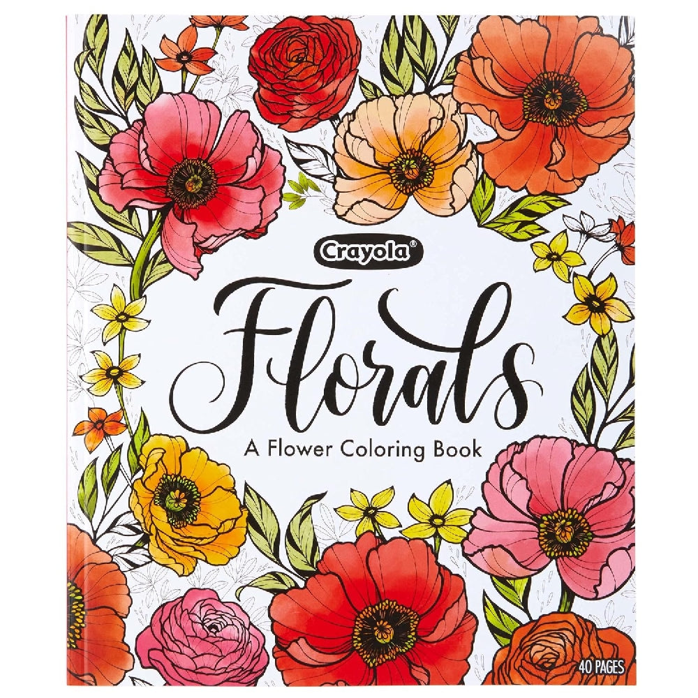 CRAYOLA LLC Crayola Florals A Flower Colouring Book Unisex, 3+ Years