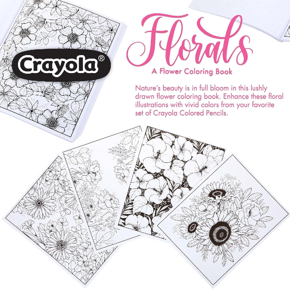 CRAYOLA LLC Crayola Florals A Flower Colouring Book Unisex, 3+ Years - Image 5