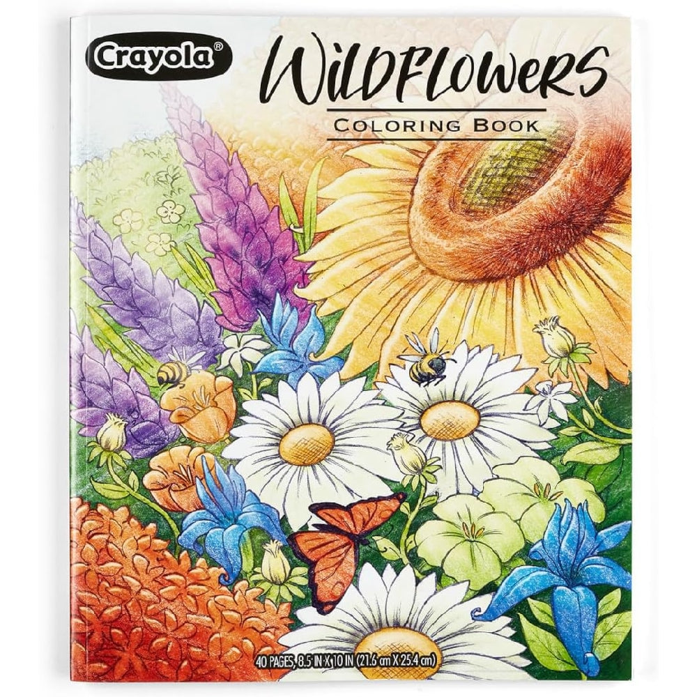 CRAYOLA LLC Crayola Wildflowers Colouring Book Unisex, 3-4 Years