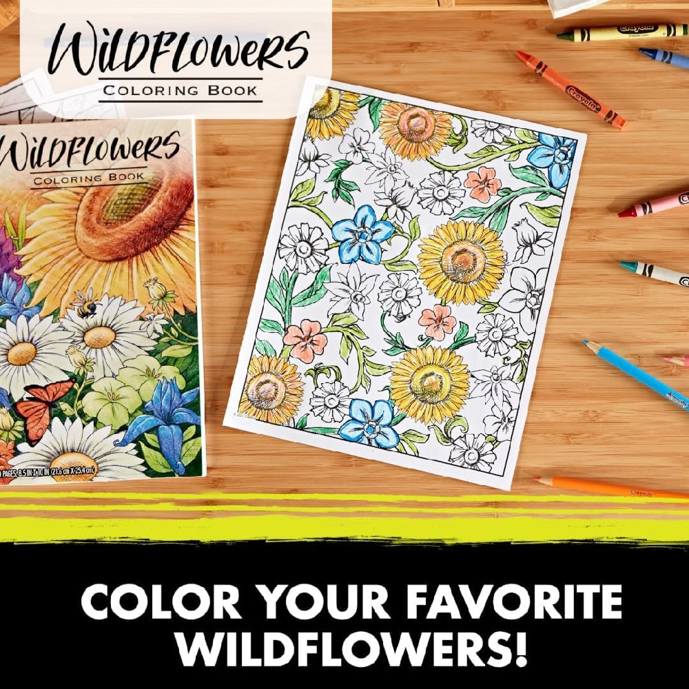 CRAYOLA LLC Crayola Wildflowers Colouring Book Unisex, 3-4 Years - Image 3