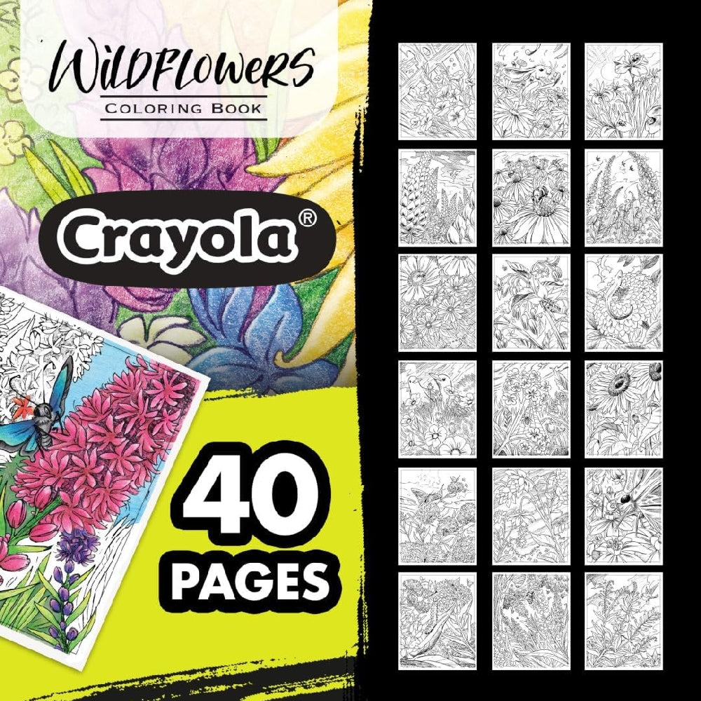 CRAYOLA LLC Crayola Wildflowers Colouring Book Unisex, 3-4 Years - Image 4