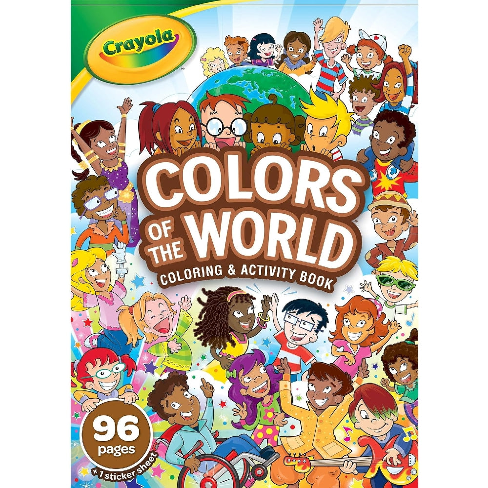 CRAYOLA LLC Crayola Colours of the World Colouring and Activity Book Unisex, 3+ Years