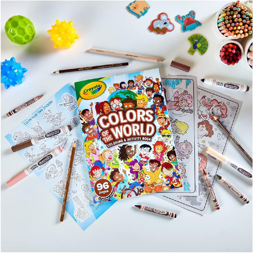 CRAYOLA LLC Crayola Colours of the World Colouring and Activity Book Unisex, 3+ Years - Image 3
