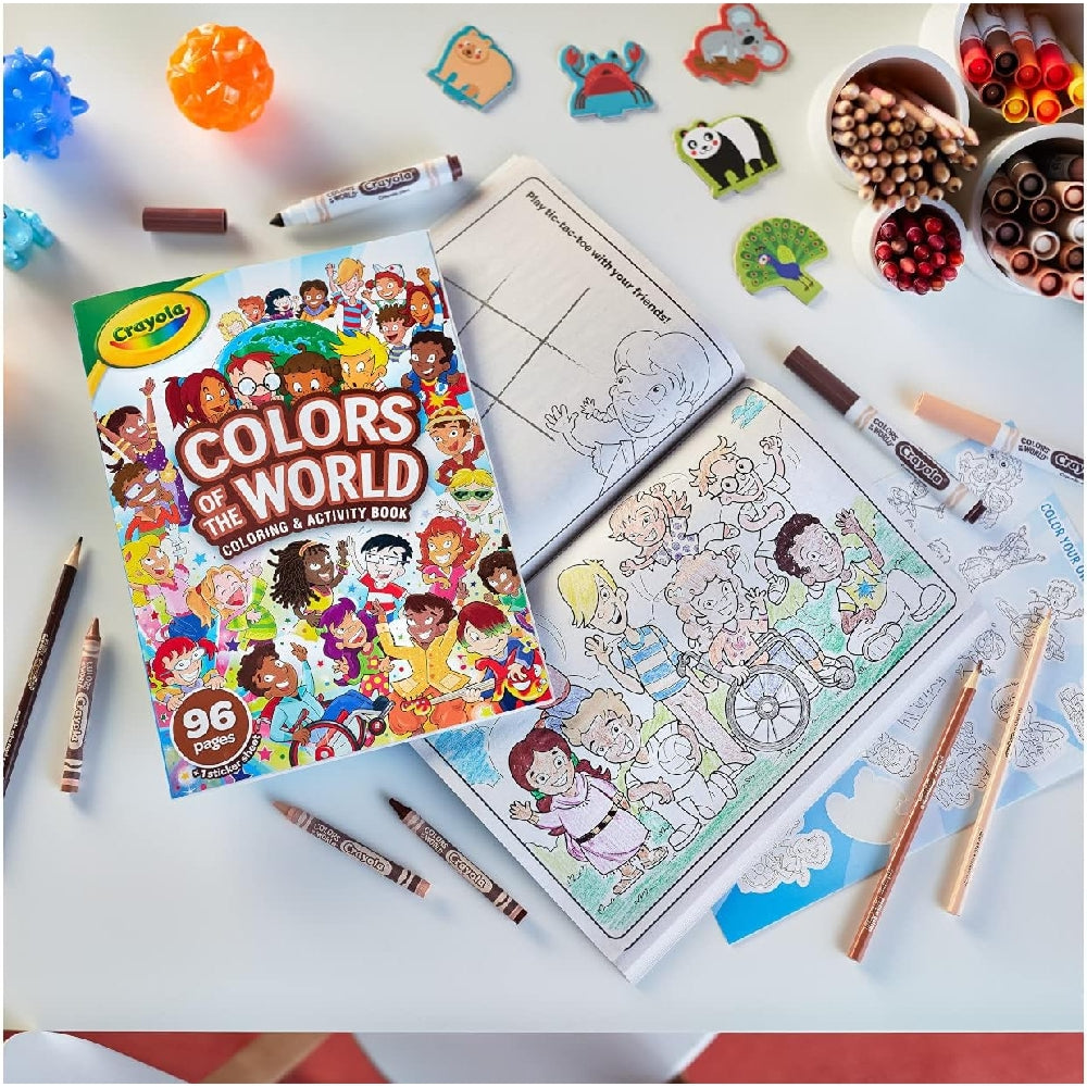 CRAYOLA LLC Crayola Colours of the World Colouring and Activity Book Unisex, 3+ Years - Image 4
