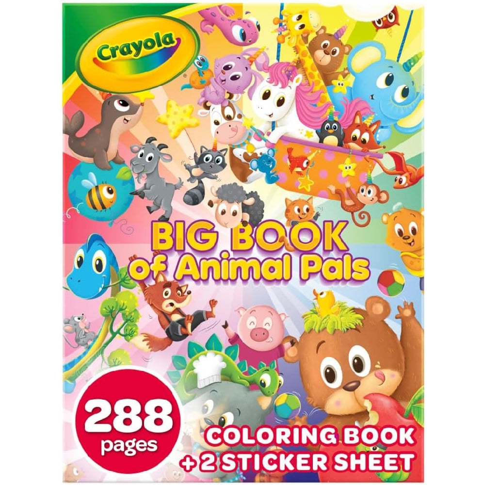 CRAYOLA LLC Crayola Big Book of Animal Pals Colouring Book Unisex, 3+ Years