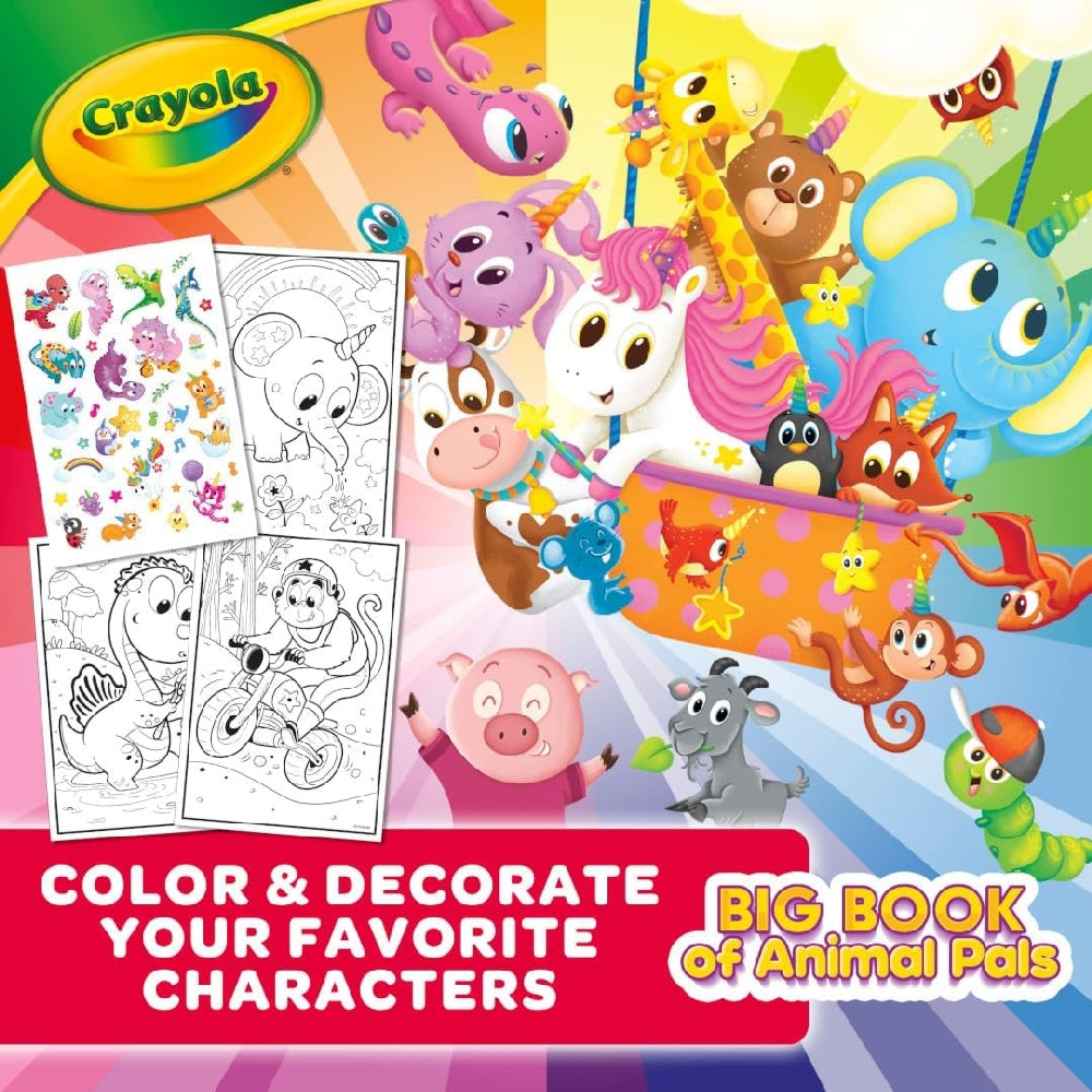 CRAYOLA LLC Crayola Big Book of Animal Pals Colouring Book Unisex, 3+ Years - Image 4