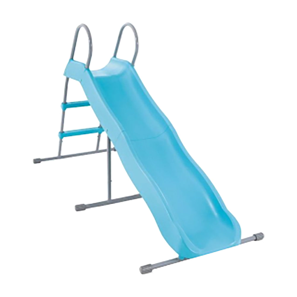 INTEX Heavy Duty Freestanding Garden Slide – Weather-Resistant Metal Frame Outdoor Playground Slide for Kids