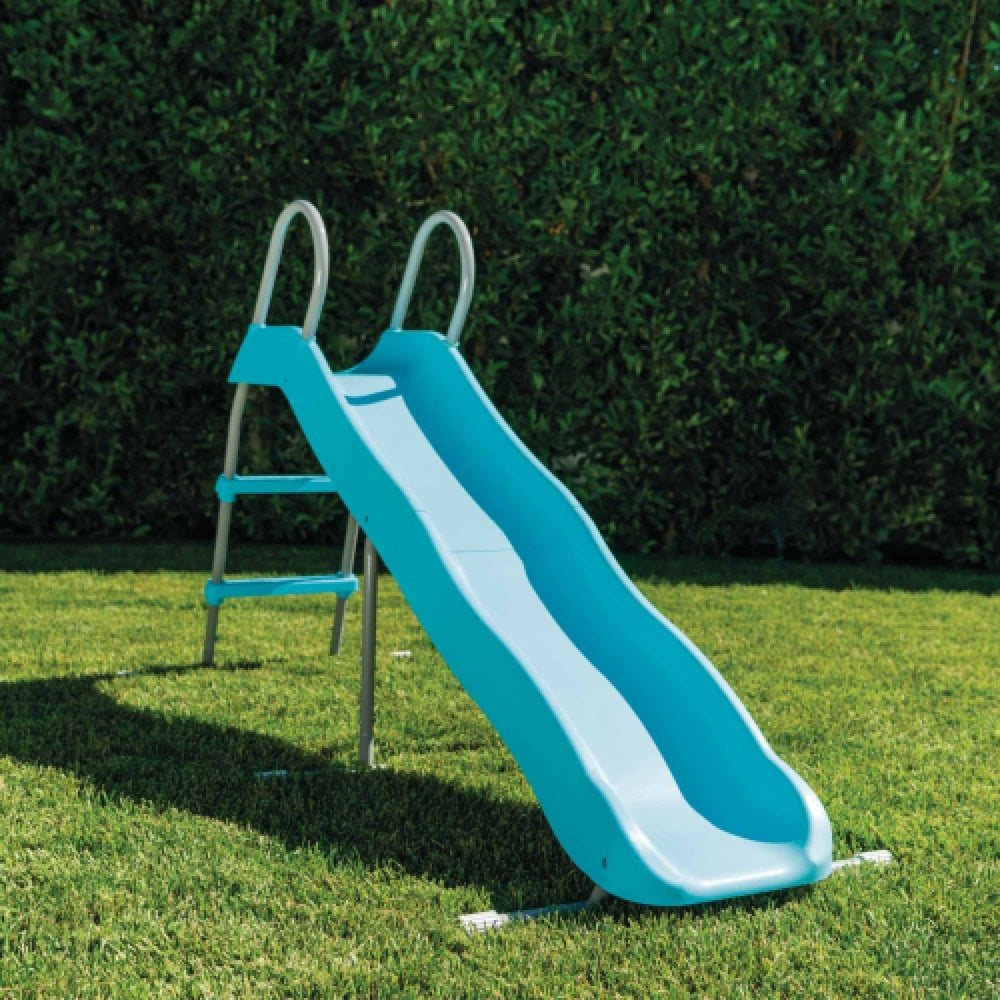 INTEX Heavy Duty Freestanding Garden Slide – Weather-Resistant Metal Frame Outdoor Playground Slide for Kids - Image 2