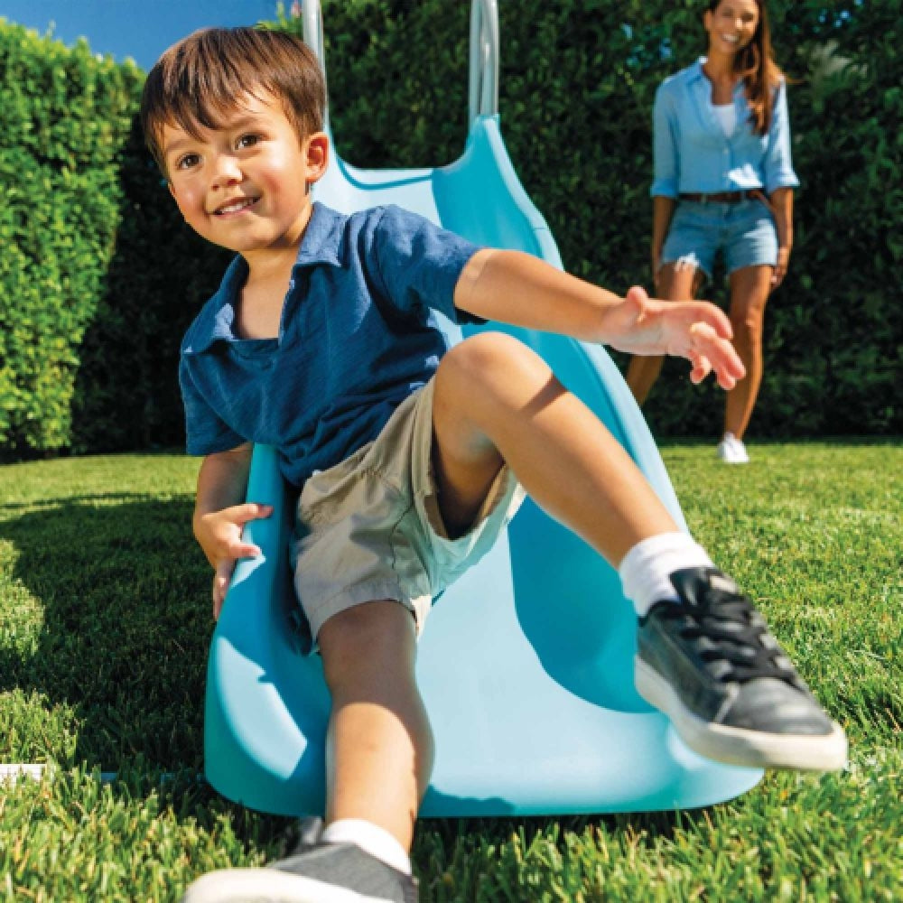 INTEX Heavy Duty Freestanding Garden Slide – Weather-Resistant Metal Frame Outdoor Playground Slide for Kids - Image 6