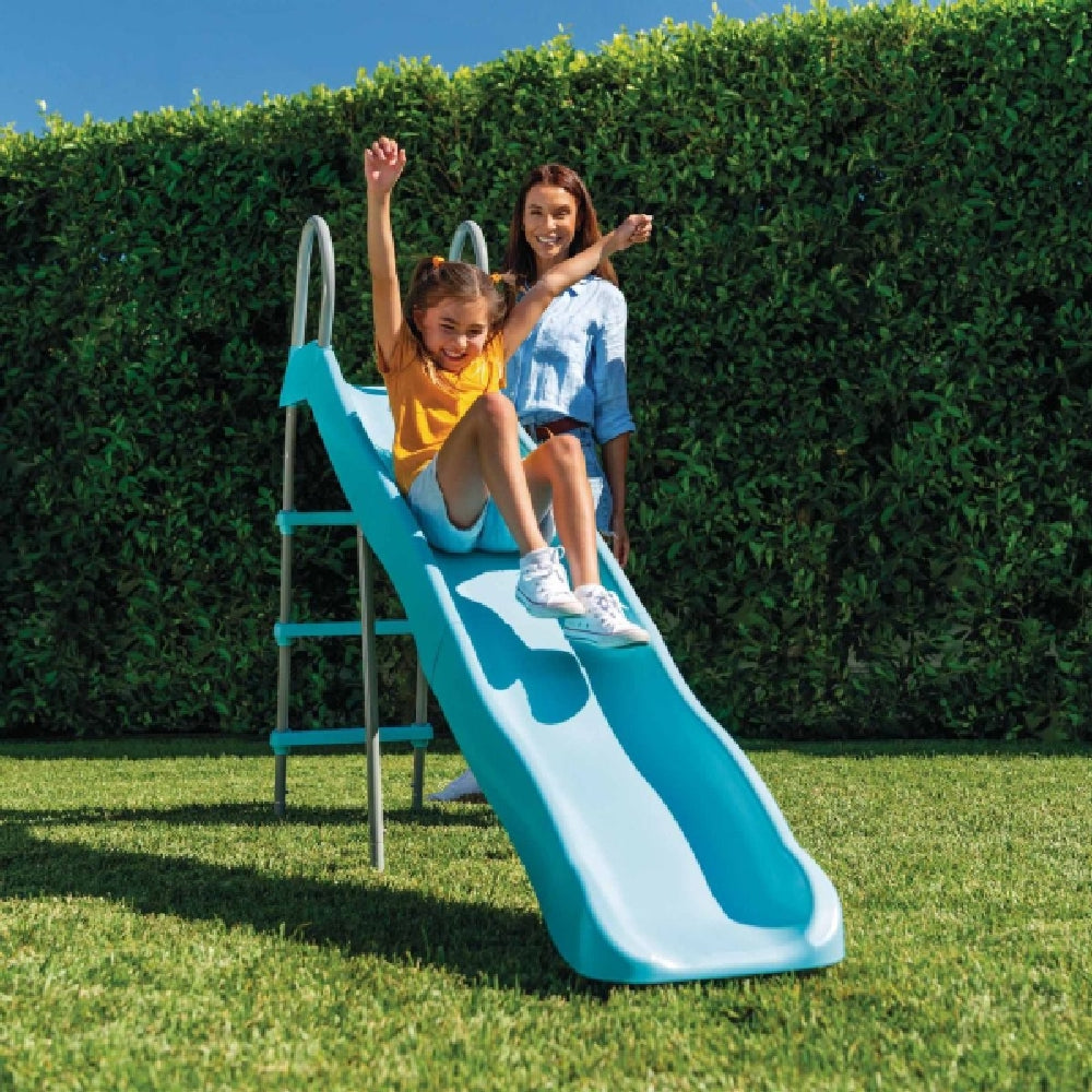 INTEX Freestanding Outdoor Garden Slide – Heavy Duty Metal Frame Kids Summer Slide Playground - Image 3
