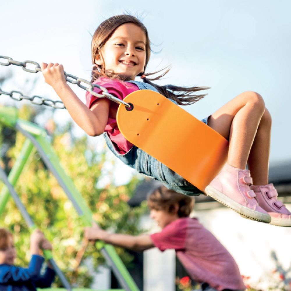 INTEX 3-Function Outdoor Backyard Swing Set – Durable Metal Frame Playground with Two Swings & Glider - Image 7
