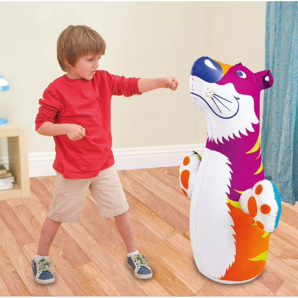 INTEX 3D Inflatable Animal Bop Bags – Weighted Sand-Base Punching Toys for Active Kids - Image 4