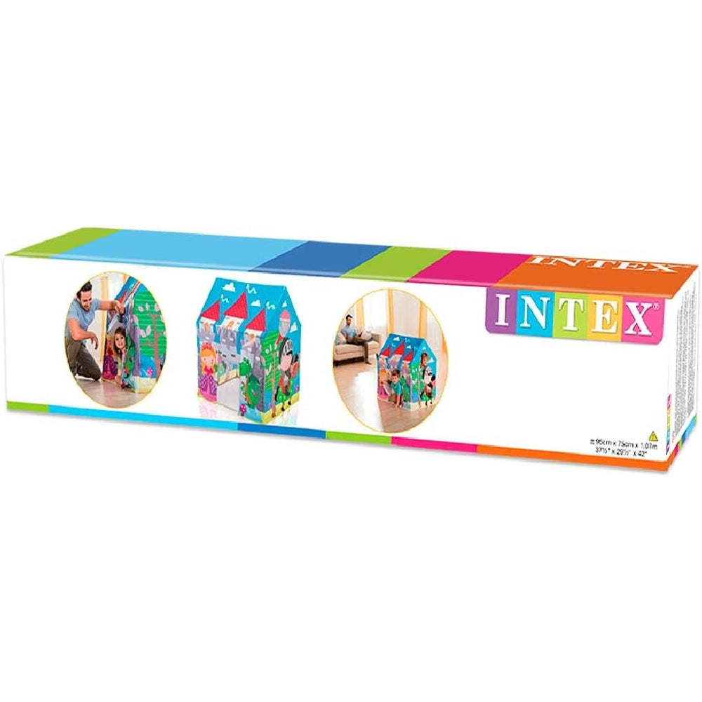 INTEX Jungle Fun Inflatable Cottage – Tropical Play House Tent for Imaginative Indoor and Backyard Play - Image 5