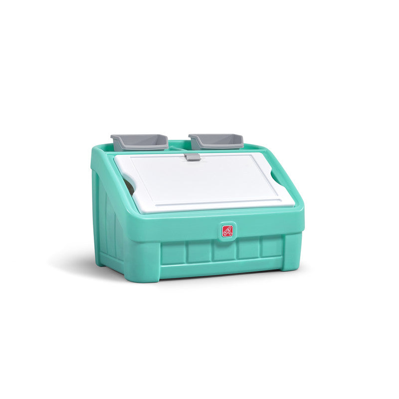 2-IN-1 TOY BOX & ART LID (MINT)