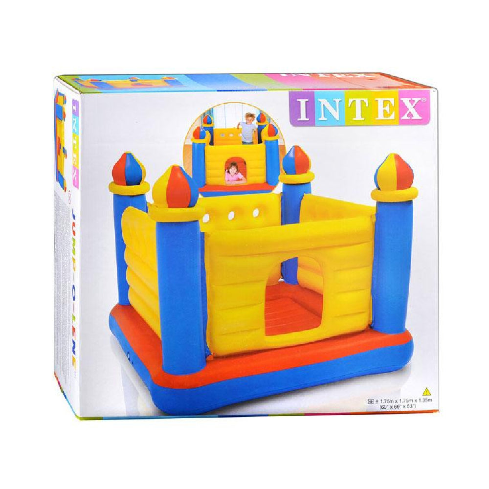 INTEX Jump-O-Lene Inflatable Castle Bouncer – Indoor/Outdoor Safe Bouncing Playhouse for Toddlers - Image 4