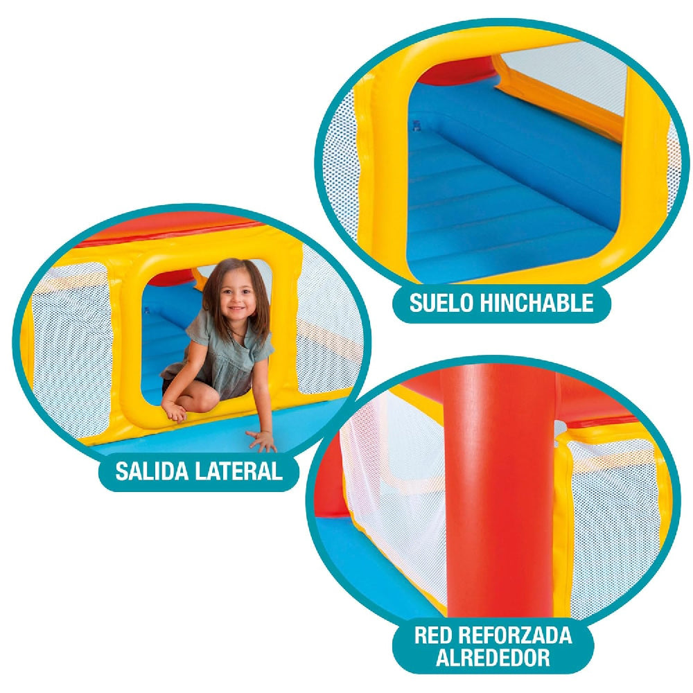 INTEX Jump-O-Lene Inflatable Playhouse Bouncer – Colorful High-Wall Safety Jumping Gym for Kids - Image 4
