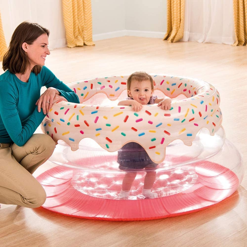 INTEX My First Gym Inflatable Play Center – Soft-Sided Toddler Activity Gym for Safe Indoor Play - Image 4