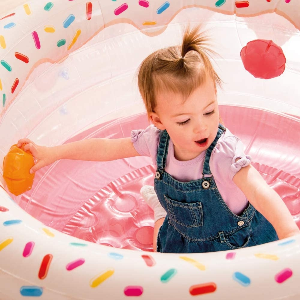 INTEX My First Gym Inflatable Play Center – Soft-Sided Toddler Activity Gym for Safe Indoor Play - Image 5