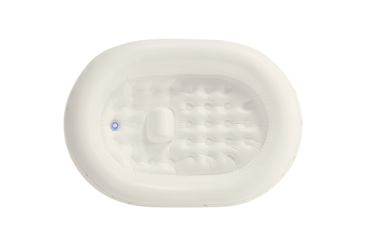 INTEX Starry Baby Inflatable Bath Tub – Soft Padded Infant Tub with Temperature Sensor & Contoured Backrest - Image 3